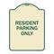 Signmission Reserved Parking Resident Parking Heavy-Gauge Aluminum Architectural Sign, 24" x 18", TG-1824-23036 A-DES-TG-1824-23036 - alternate 1